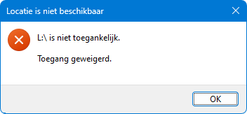 Locatie is niet beschikbaar